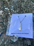 Custom Engraved Bar Necklace