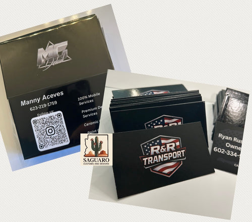 Customizable Business Cards- Glossy Front and Back